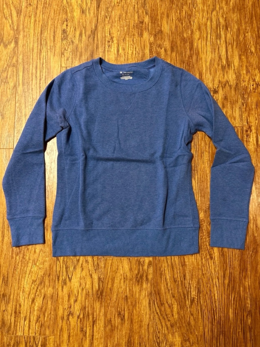 Tek Gear Crewneck Athletic Sweatshirt Blue Size XS